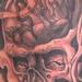 Tattoos - skull with fetus tattoo - 57110